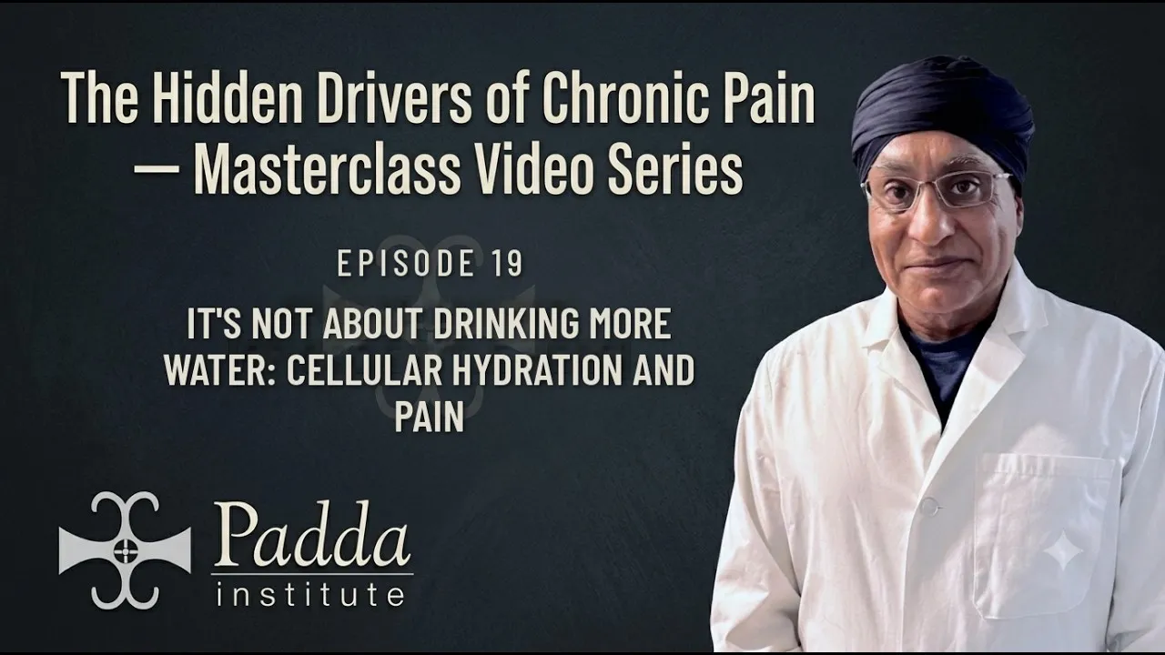 It's Not About Drinking More Water: Cellular Hydration and Pain — video thumbnail
